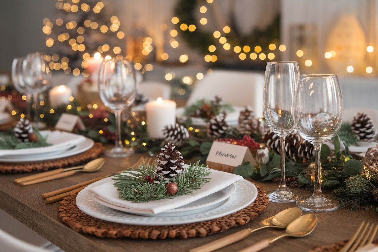 20 Bricolages de Marque-Places DIY pour Noël Des matériaux naturels pour des marque-places authentiques