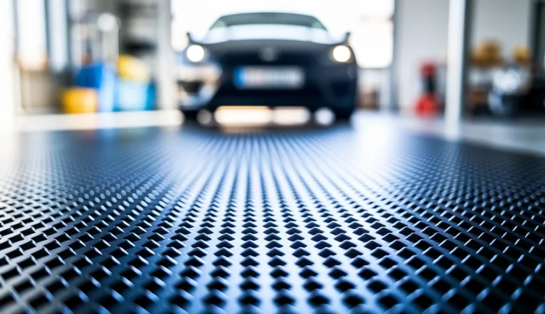 garage-sol-antiderapant-texture-eclairage