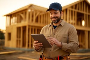 entrepreneur-casquette-ceinture-tablette-construction