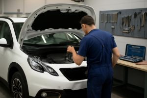 mecanicien-huile-peugeot-2008-garage