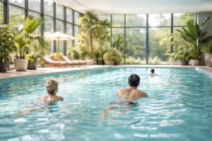 piscine-moderne-baies-vitrees-plantes-tropicales