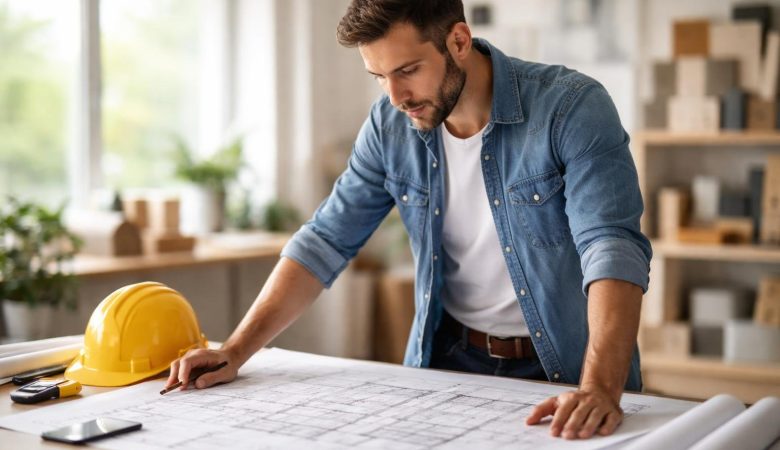 homme-tenue-travail-plans-construction