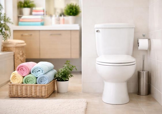 salle-bain-moderne-serviettes-toilettes