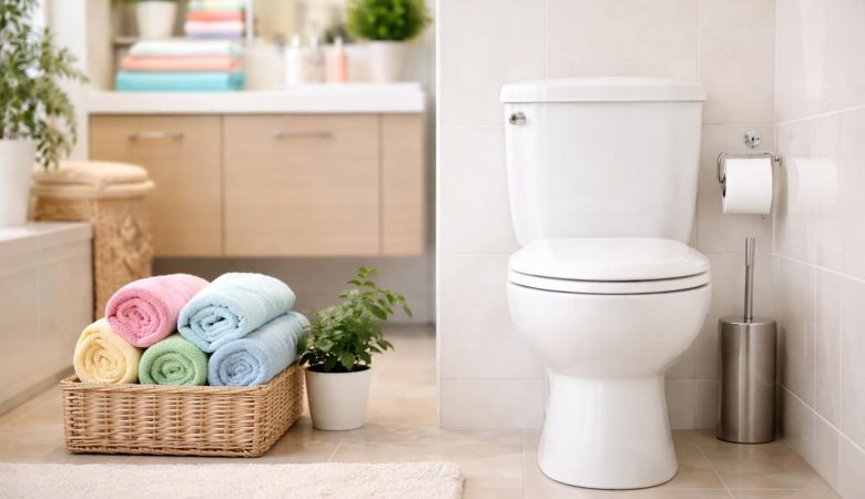 salle-bain-moderne-serviettes-toilettes