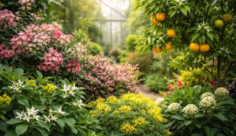 jardin-luxuriant-plantes-rutaceae-serre