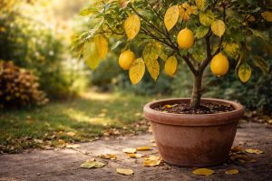 citronnier-pot-feuilles-jaunies-jardin