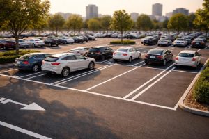 parking-lignes-claires-voitures-organisees