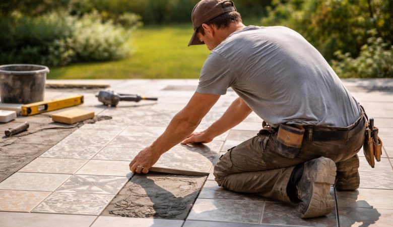 artisan-pose-carrelage-terrasse-jardin