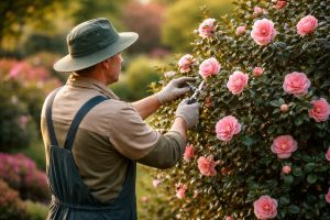 jardinier-taille-camelia-jardin-flou
