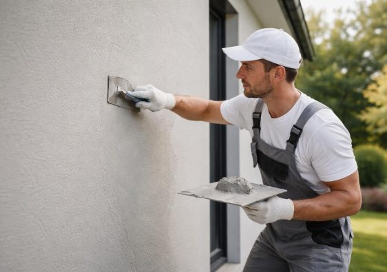 artisan-enduit-mur-jardin-verdoyant