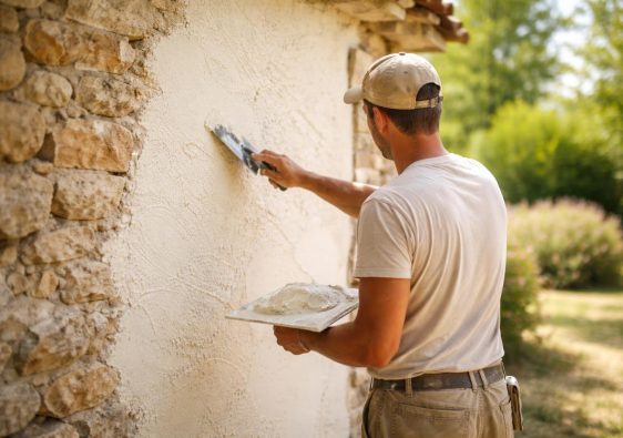 artisan-enduit-chaux-maison-pierre