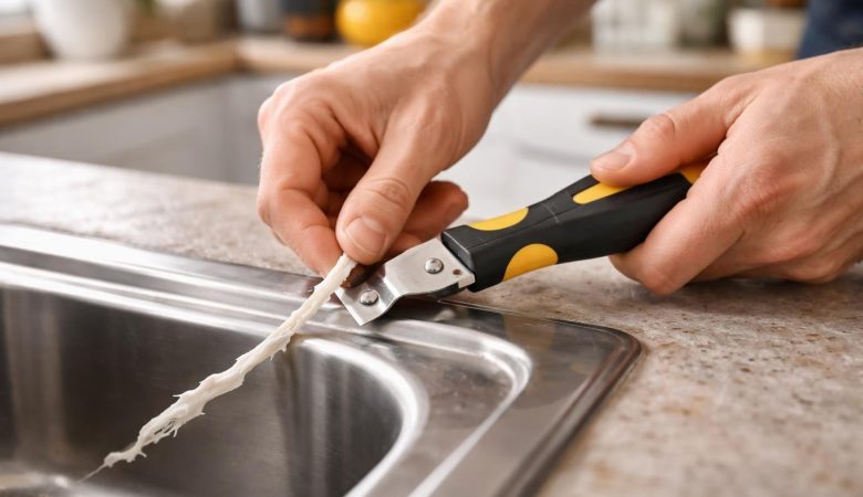 mains-floues-retrait-joint-evier