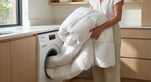 Laver une couette à la maison : étapes, températures